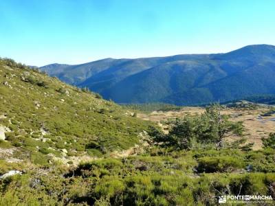 Peña Citores-Cumbres y Lagunas Peñalara; blog senderismo el salto del nervion parque natural tabla